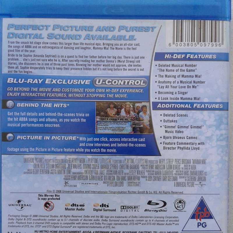 Mama Mia: The Movie - Streep / Brosnan [Blu-ray Movie]