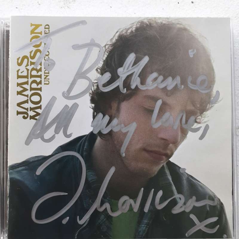 James Morrison - Undiscovered [Import CD] (2007)  *SIGNED on the cover