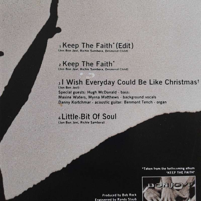 Bon Jovi - Keep The Faith [Import CD single] (1992)