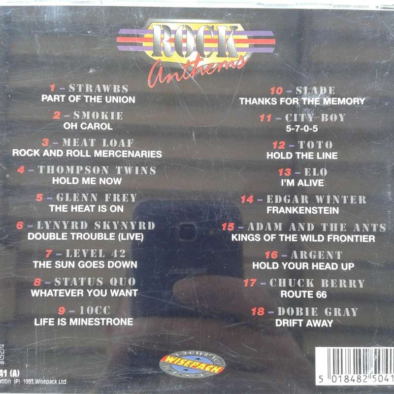 Rock Anthems - Various Artists [Import CD] (1993)