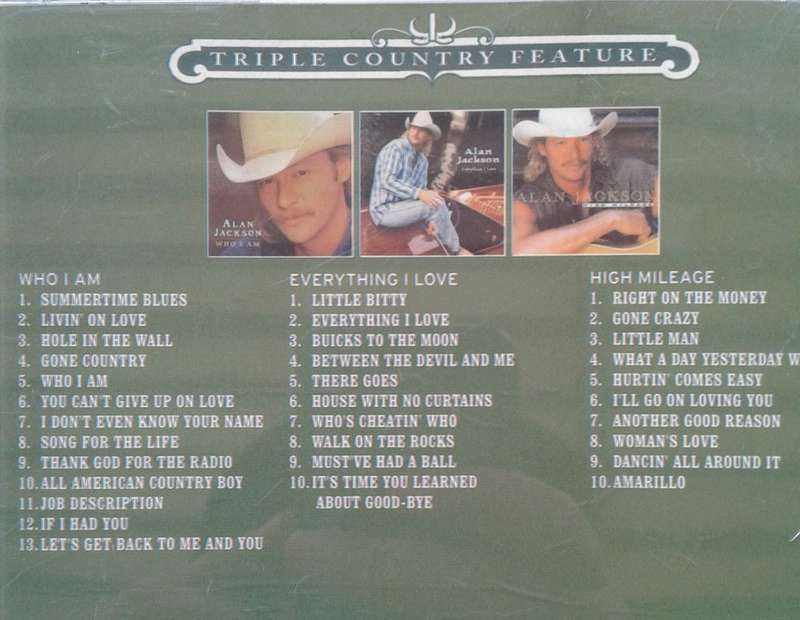 Alan Jackson - Triple Country Feature [3 CD] (2010)