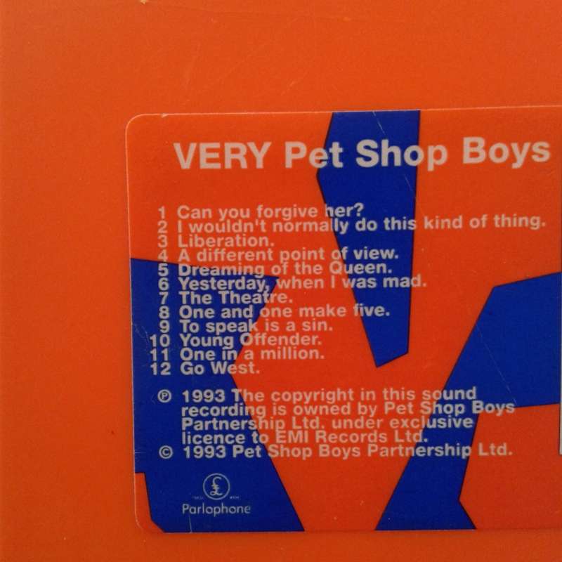 Pet Shop Boys - Very (Special Ed Orange Case) [Import CD] (1993)