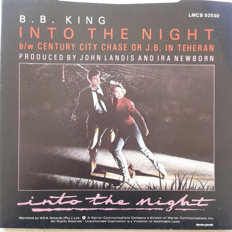 VINYL - B.B. King - Into The Night (45 RPM 7 inch SA release) (1985)