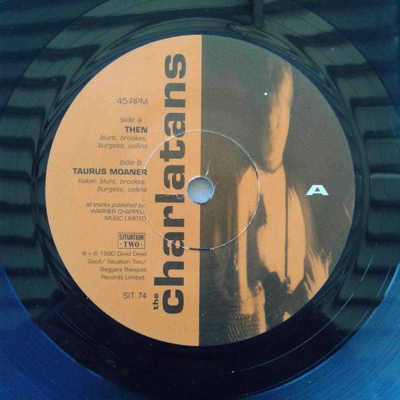 VINYL - The Charlatans - Then (45 RPM 7 inch UK release) (1990)