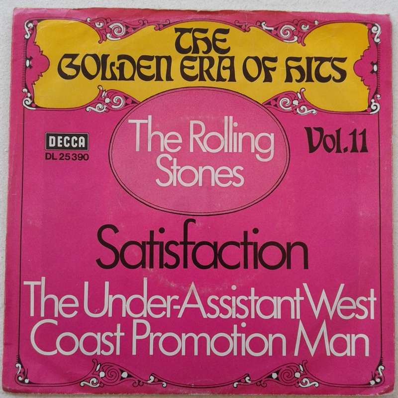 VINYL - The Rolling Stones - Satisfaction (45 RPM 7 inch German release) (1972)