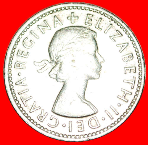 + SCOTTISH CREST: UNITED KINGDOM  1 SHILLING 1954! · LOW START! · NO RESERVE!