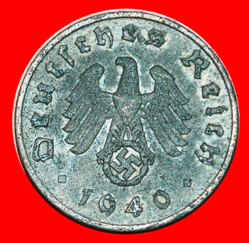 · SWASTIKA: GERMANY  1 PFENNIG 1940A! TYPE 1940-1945· LOW START! · NO RESERVE!