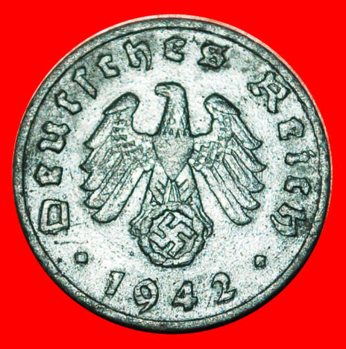 · SWASTIKA: GERMANY  1 PFENNIG 1942D! TYPE 1940-1945 · LOW START! · NO RESERVE!