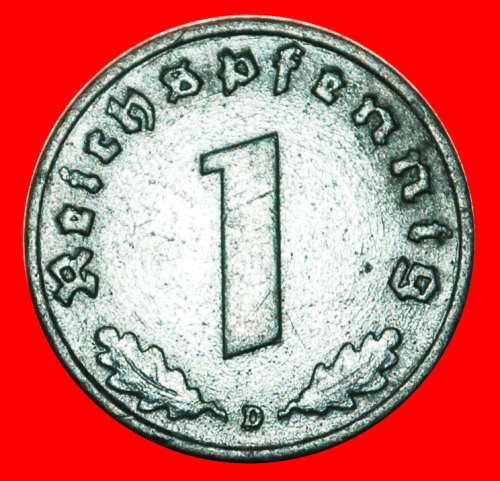 · SWASTIKA: GERMANY  1 PFENNIG 1942D! TYPE 1940-1945 · LOW START! · NO RESERVE!
