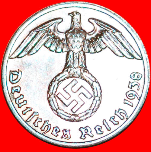 * SWASTIKA: GERMANY  1 REICHSPFENNIG 1938A 3 REICH (1933-1945)!!! · LOW START! · NO RESERVE!