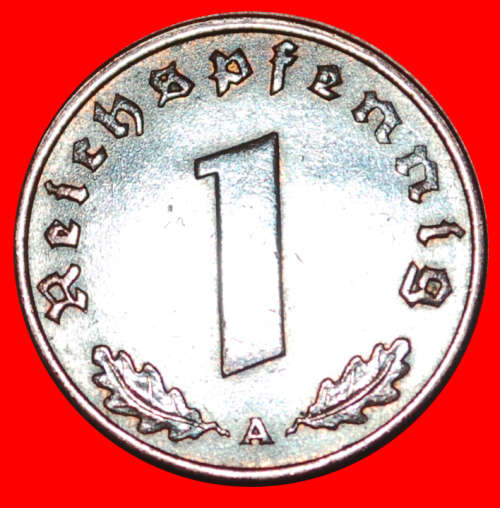 * SWASTIKA: GERMANY  1 REICHSPFENNIG 1937A! TYPE 1936-1939 THIRD REICH· LOW START!· NO RESERVE!