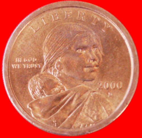 * CHILD: USA  DOLLAR 2000D MINT LUSTRE! Sacagawea (1788-1812)!· LOW START!· NO RESERVE!