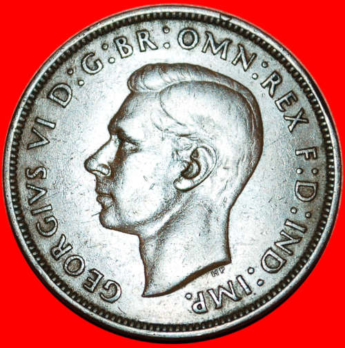* MISTRESS OF THE SEAS * UNITED KINGDOM PENNY 1939 GEORGE VI (1937-1952)! · LOW START! · NO RESERVE!