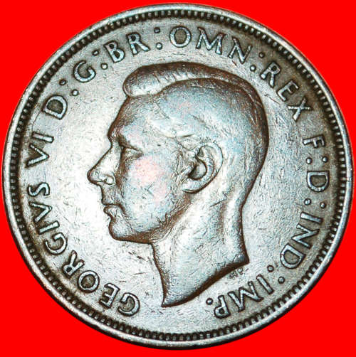 * MISTRESS OF THE SEAS * UNITED KINGDOM PENNY 1945 GEORGE VI (1937-1952)! · LOW START! · NO RESERVE!