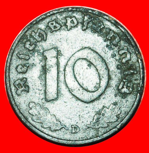 * SWASTIKA: GERMANY  10 REICHSPFENNIGS 1941D 3 REICH (1933-1945)!!! ·LOW START· NO RESERVE!