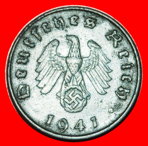 * SWASTIKA: GERMANY  10 REICHSPFENNIGS 1941D 3 REICH (1933-1945)!!! ·LOW START· NO RESERVE!