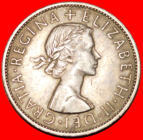 * COAT OF ARMS  GREAT BRITAIN  HALF CROWN 1967! ELIZABETH II (1953-2022) ·LOW START! · NO RESERVE!