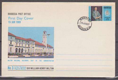 Rhodesian FDC as per scan