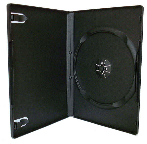 Box(100) DVD Cases 9mm Black