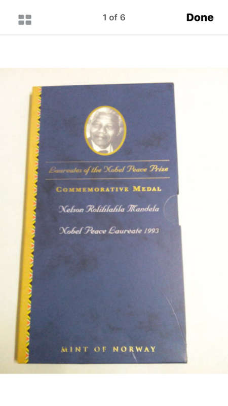 1/10 ounce Solid Gold Mandela
