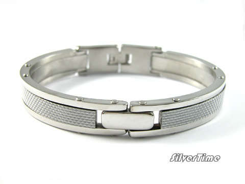 Men's bangle STBM75 made in 316L stainless steel