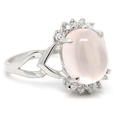 Natural Moon Stone Sterling Silver Ring-With Certificate of Authenticity