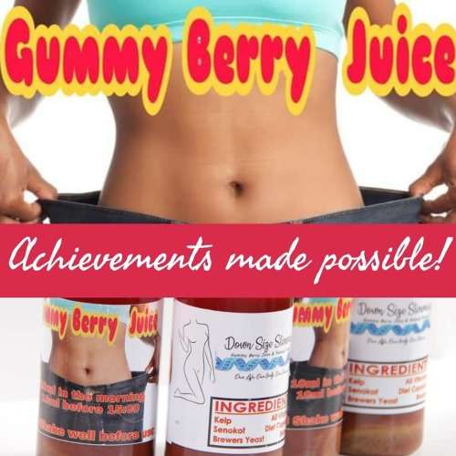 Original Gummy Berry Juice 500ml (2 x 250ml bottels) and FREE courier
