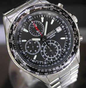 CRAZY SALE**NEW SEIKO Flightmaster 100m Pilots watches + Seiko Boxes