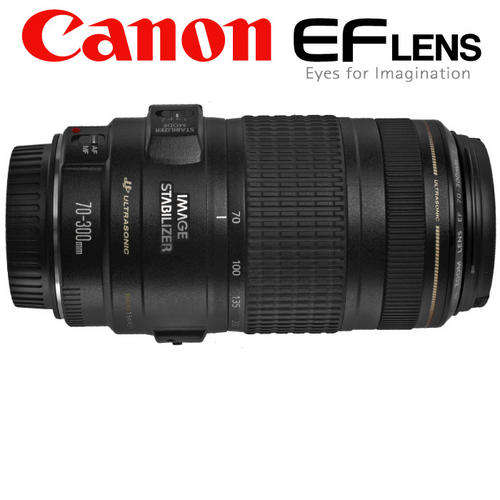 Canon EF 70-300mm f4-5.6 IS USM Lens, with uv filter and lens hood, brand new!