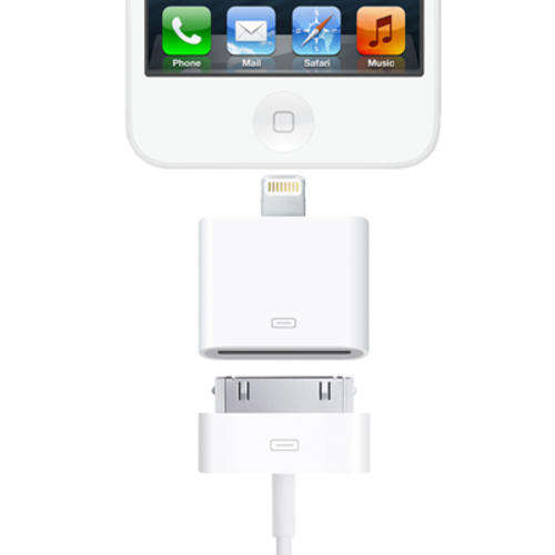 30 Pin Female to Lightning 8 Pin Male Adapter for iPhone 5, iPad mini, iTouch 5