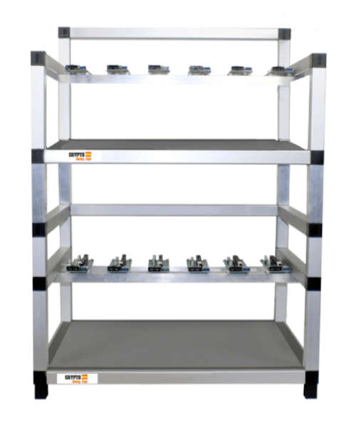 12 GPU - 2 Platform Ethereum Mining Rig Frame