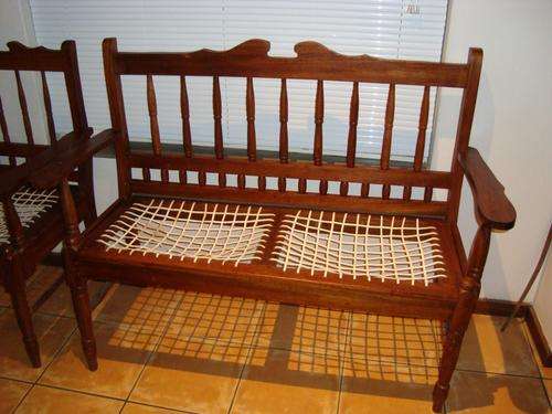 Riempies Bench Plus Matching Wide Chair (Collect in PTA)
