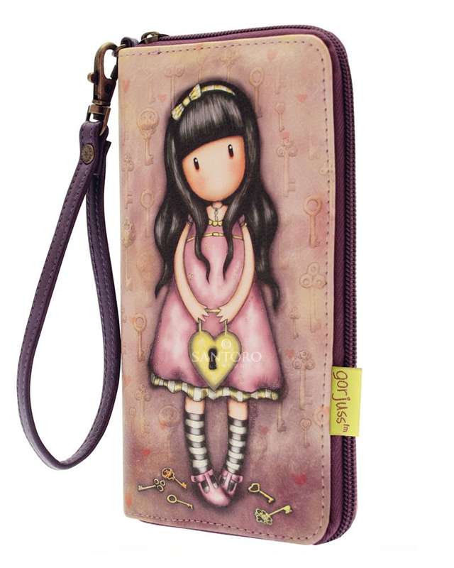 Santoro-Londo's Gorjuss Large Zip Wallet Purse - The Secret