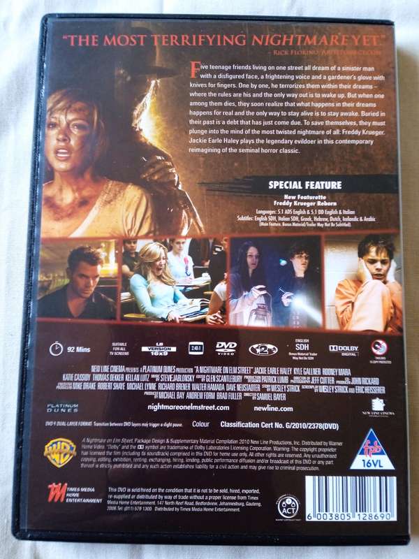 A NIGHTMARE ON ELM STREET 2010 (DVD)