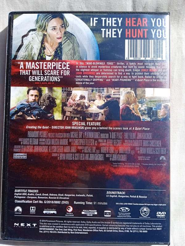 A QUIET PLACE (DVD)