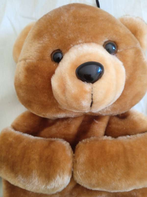 HOT WATER BOTTLE HOLDER (BROWN TEDDY BEAR)