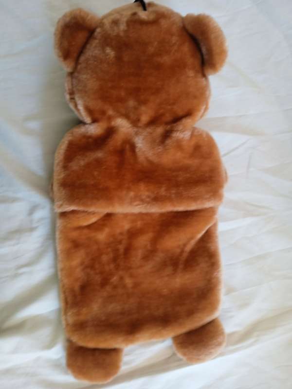 HOT WATER BOTTLE HOLDER (BROWN TEDDY BEAR)