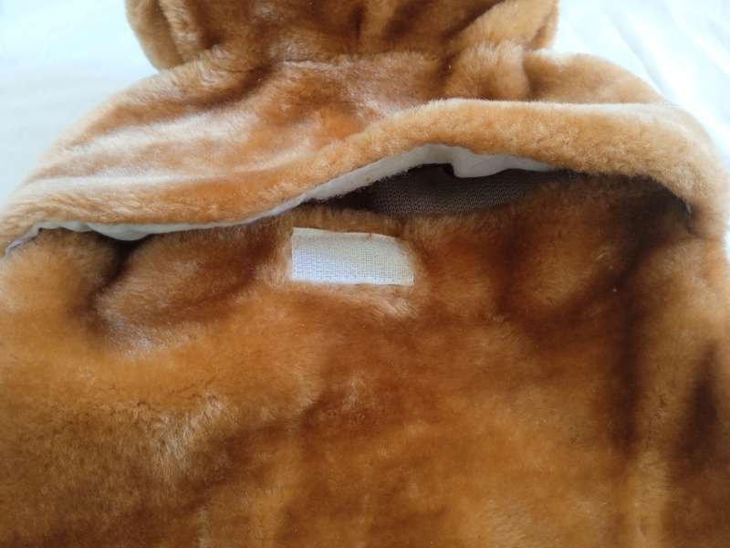 HOT WATER BOTTLE HOLDER (BROWN TEDDY BEAR)