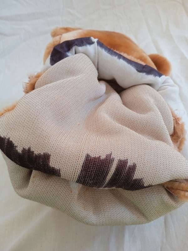 HOT WATER BOTTLE HOLDER (BROWN TEDDY BEAR)