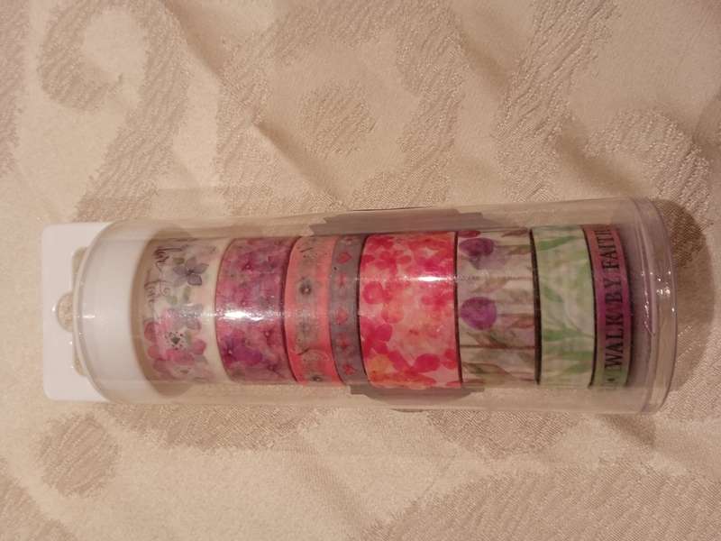 CHRISTIAN ART WASHI TAPES (SET OF 8 ROLLS)