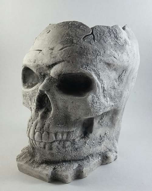 Skull Planter - Twin Willows Ceramics