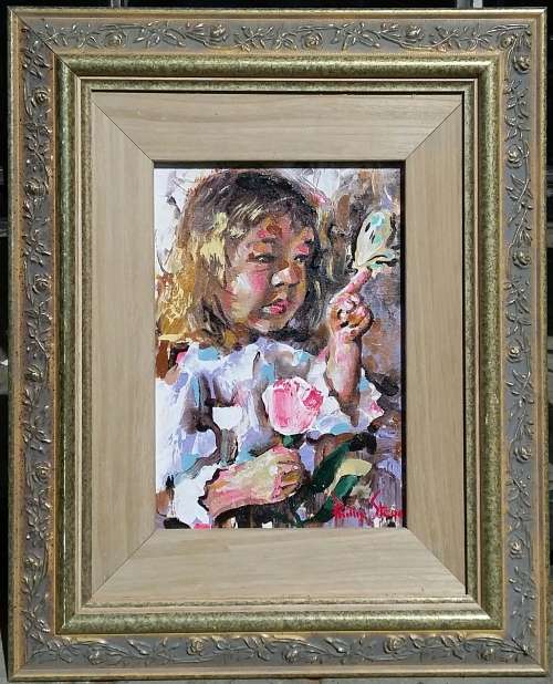 Original Phillip Steyn artwork - '' Vlinder Sag ~ 52cm x 42cm''