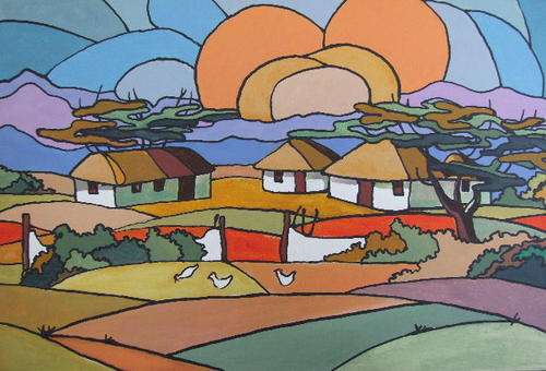***Original Lani - Acrylic on Canvas -  62cm x 90cm - Postage Included!!!***