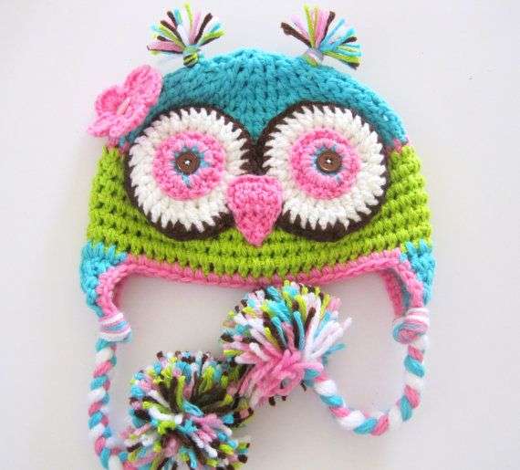 **PLACE YOUR ORDER - OWL THEMED BEANIE AGE 2-5Y - HAND CROCHET**