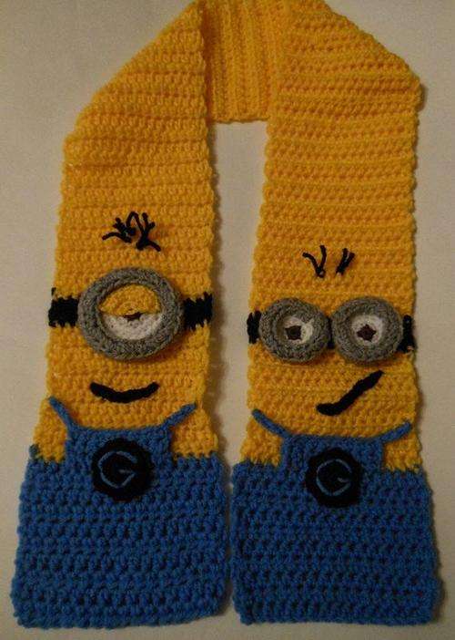 **PLACE YOUR ORDER - MINION SCARF- HAND CROCHET**