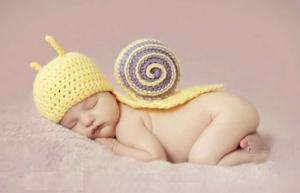 Crochet Snail Photo Prop for baby photography