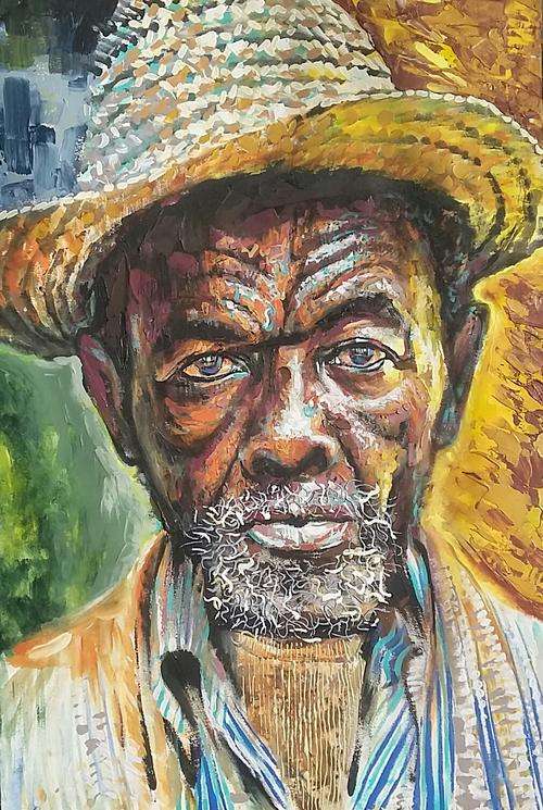 Original Phillip Steyn artwork - "Elias 65cm x 94cm"