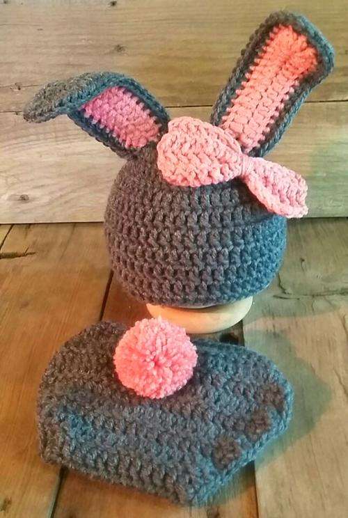 She-bunny Photo Prop for baby photography