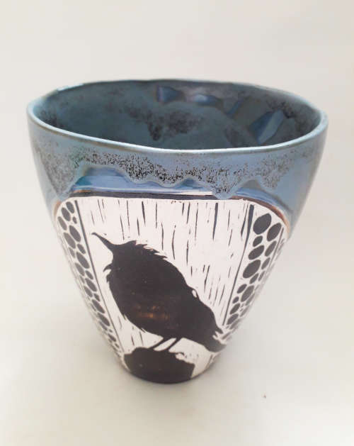Handmade Bird Vase