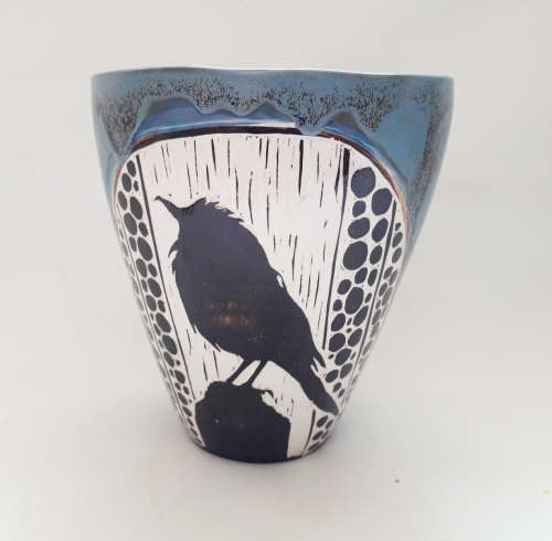 Handmade Bird Vase